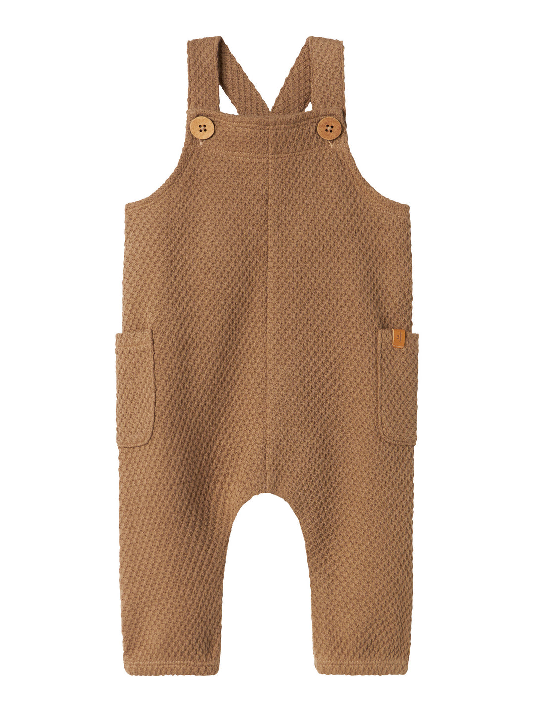 Lil' Atelier Baby NOELLO LOOSE OVERALL - Sepia Tint - Torgunns Barneklær AS
