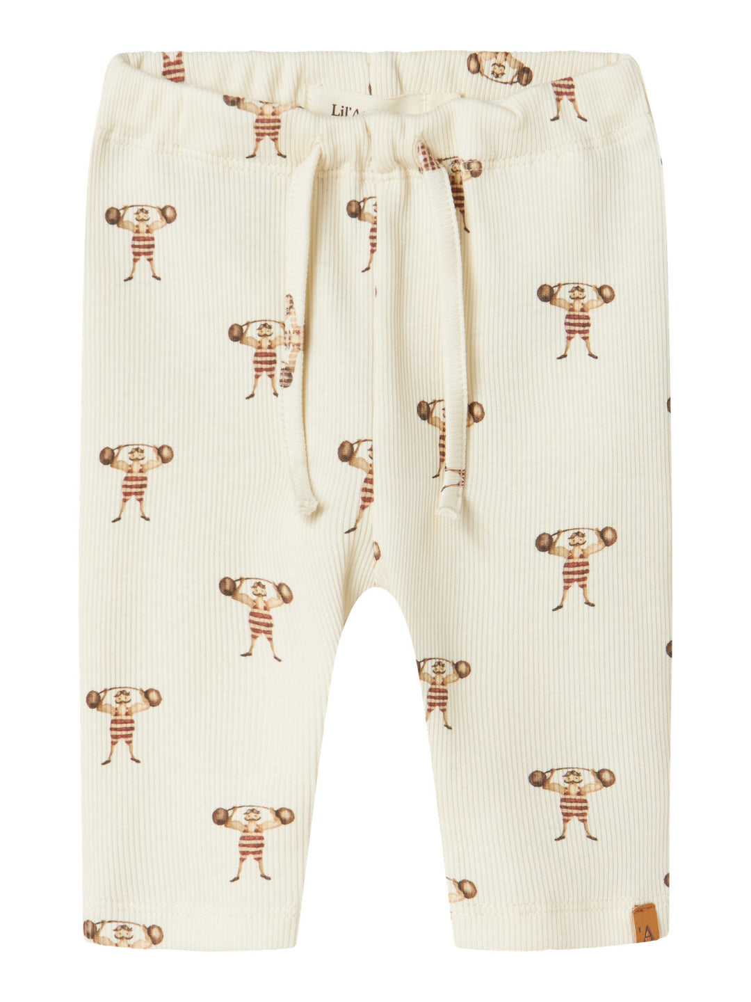 Lil' Atelier Baby LAVO EMI LOOSE PANT - Turtledove | STRONG MAN - Torgunns Barneklær AS