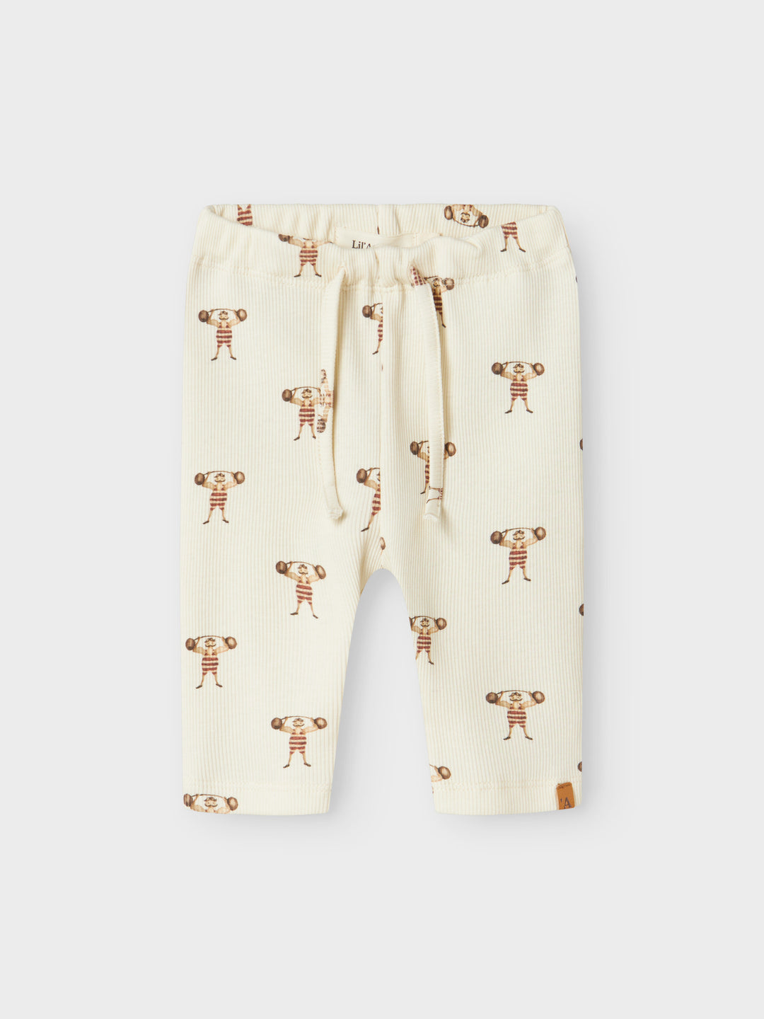 Lil' Atelier Baby LAVO EMI LOOSE PANT - Turtledove | STRONG MAN - Torgunns Barneklær AS
