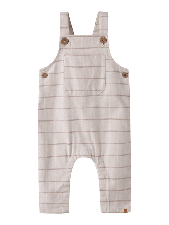 Lil' Atelier Baby NADIM LOOSE OVERALL - Pure Cashmere - Torgunns Barneklær AS