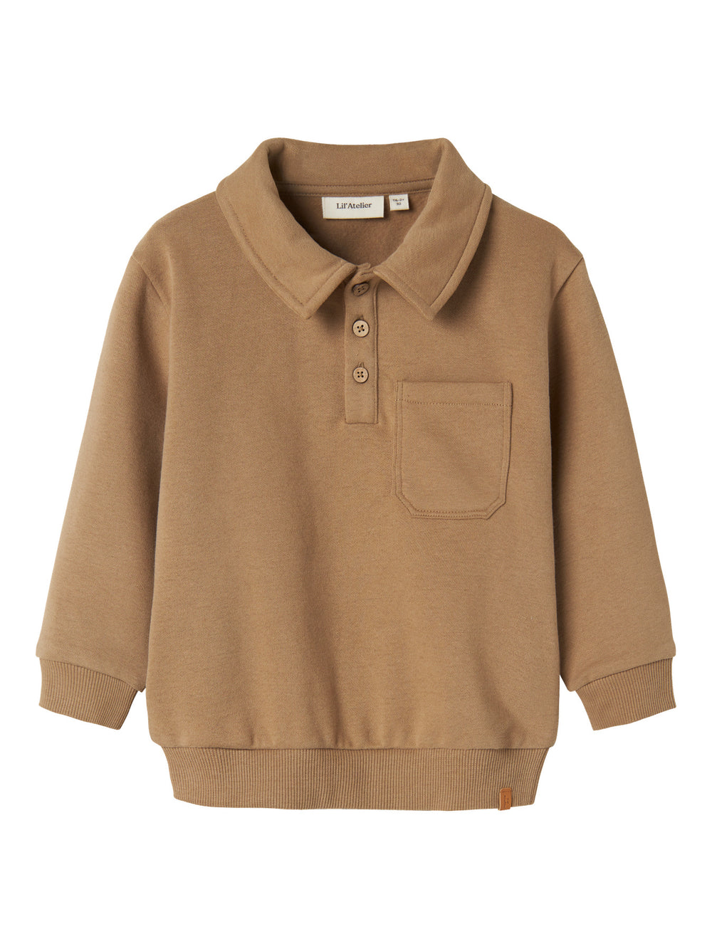 Lil' Atelier Mini ILONDON ROA LS LOOSE SWEAT - Sepia Tint