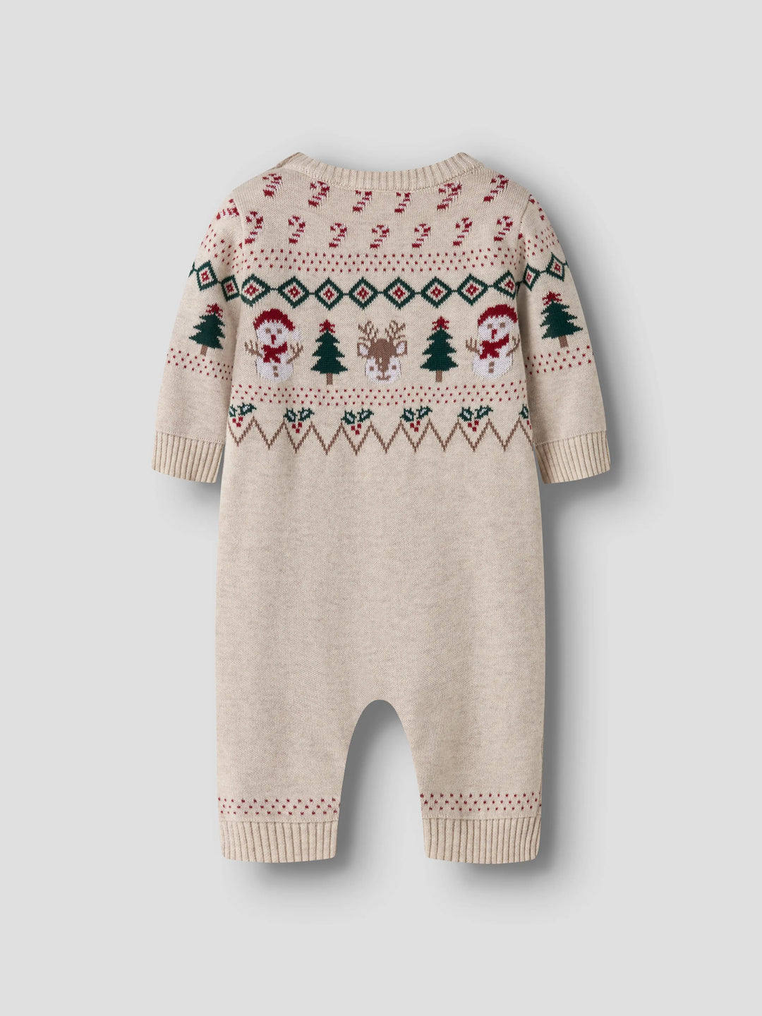 name it baby RALKO strikkedress - Peyote Melange | Snømann