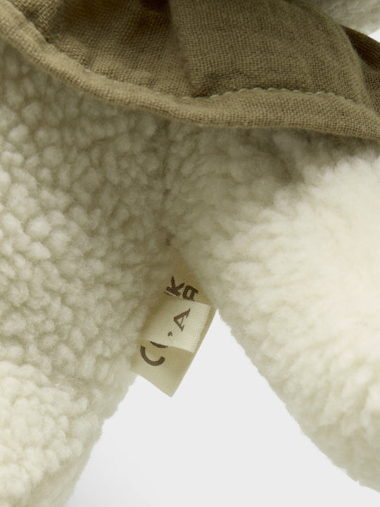 Lil' Atelier Baby DANCO GIE SHERPA TOY - Turtledove SEPIA TINT - Torgunns Barneklær AS