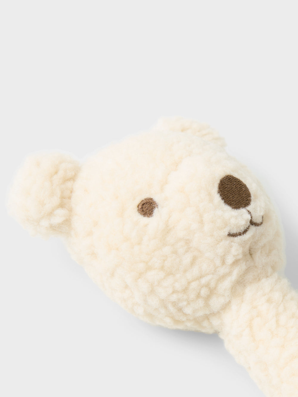 Lil' Atelier Baby DANCO SHERPA RATTLE - Turtledove - Torgunns Barneklær AS