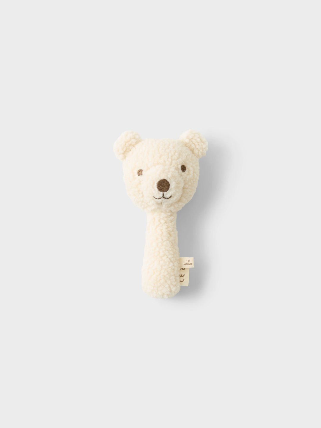 Lil' Atelier Baby DANCO SHERPA RATTLE - Turtledove - Torgunns Barneklær AS