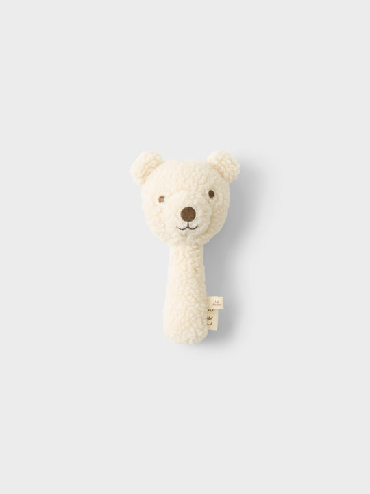 Lil' Atelier Baby DANCO SHERPA RATTLE - Turtledove - Torgunns Barneklær AS