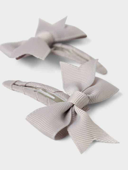 name it mini OSANDY 2PK HAIRCLIP - Island Fossil - Torgunns Barneklær AS
