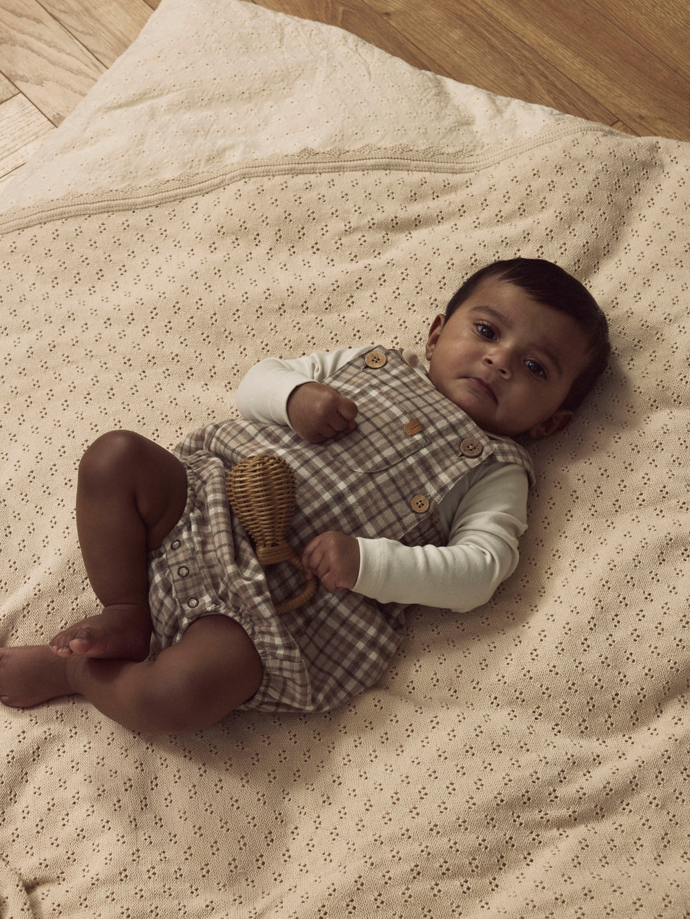 Lil' Atelier Baby REBEL ROMPER - Sepia Tint