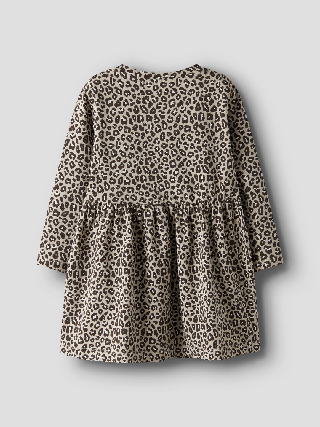 name it mini LEOANA M LS DRESS - Peyote - Torgunns Barneklær AS