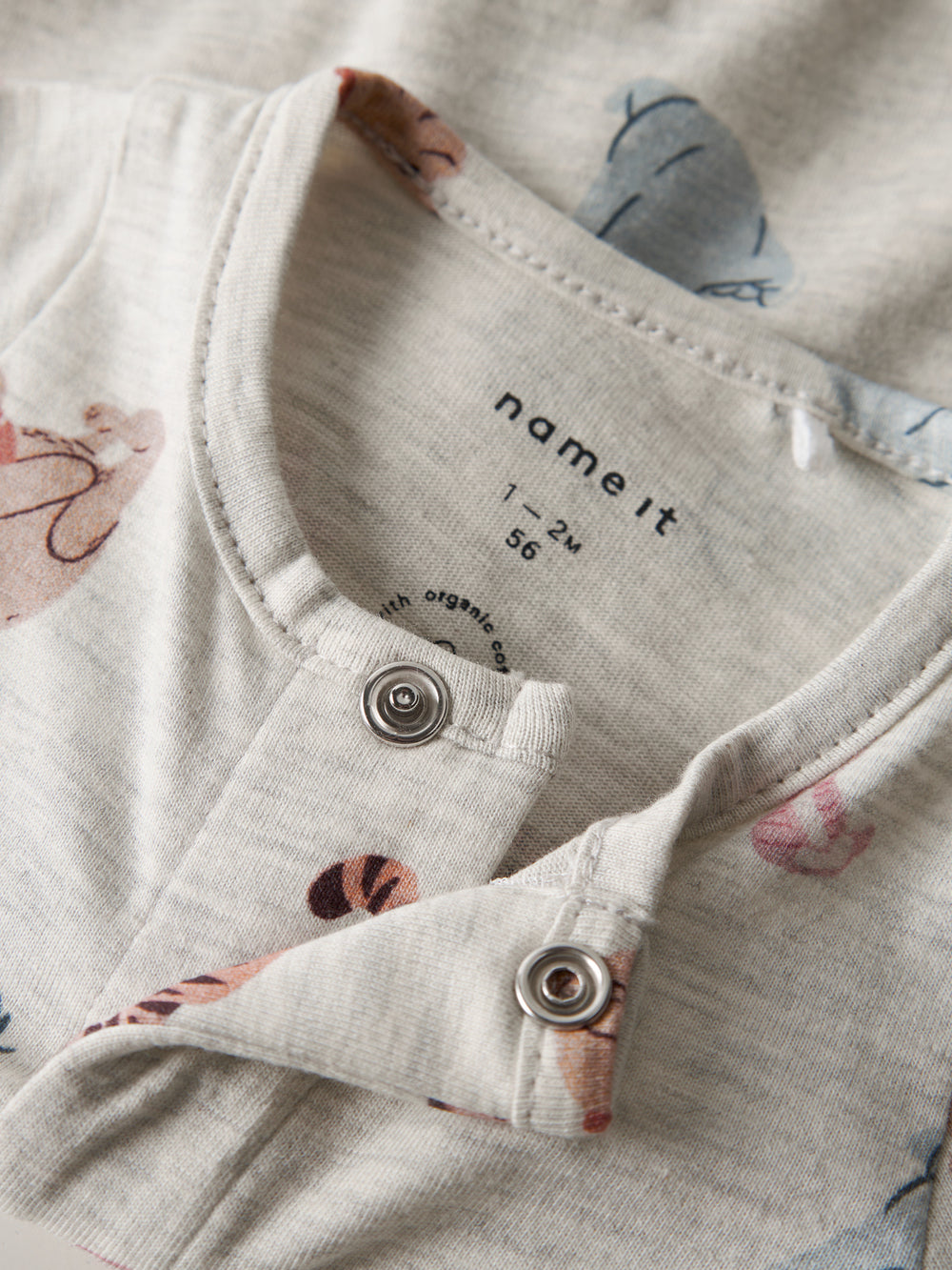 name it baby OLLU WINNIE THE POOH Pysjamas - Peyote Melange