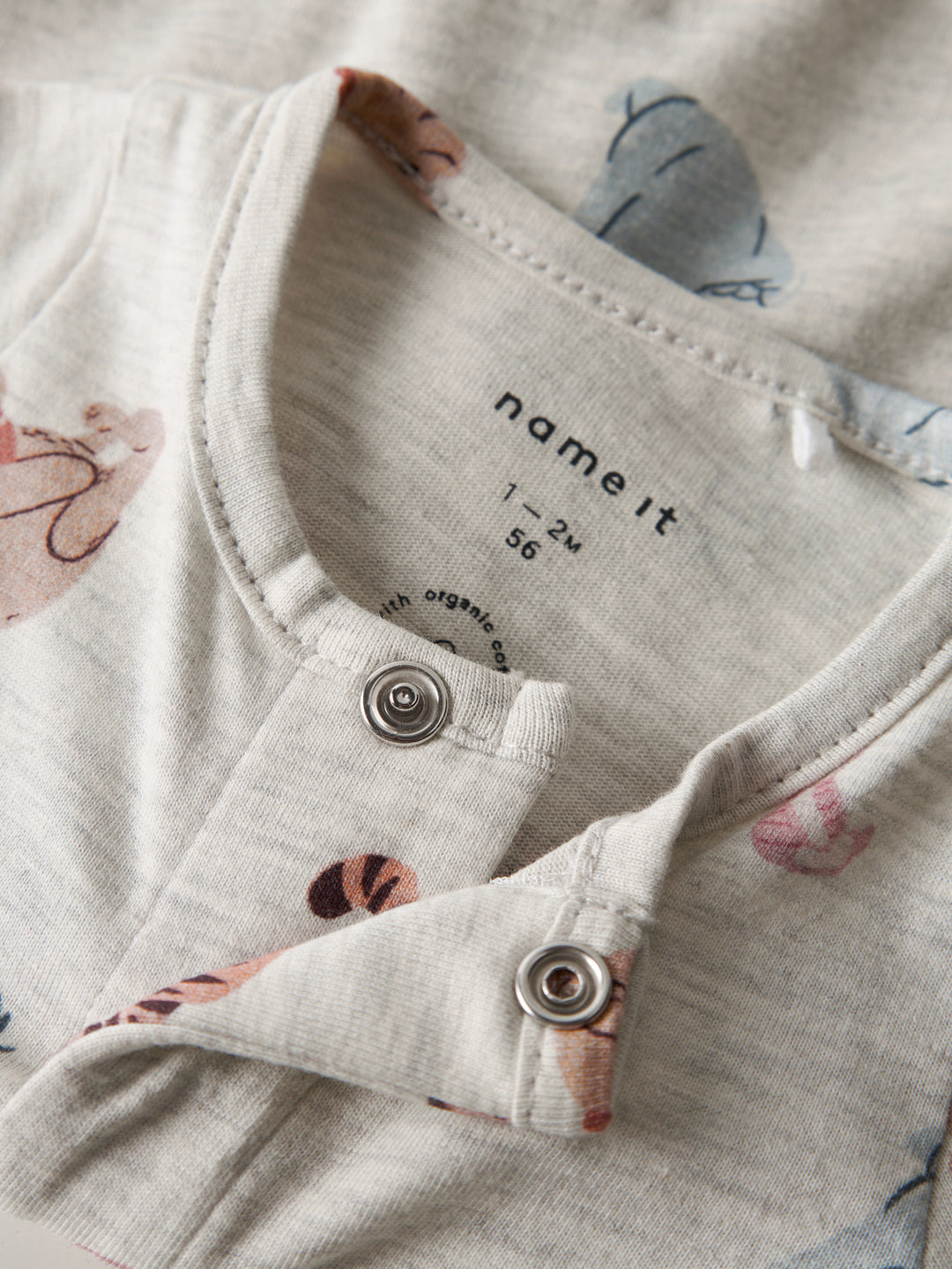 name it baby OLLU WINNIE THE POOH Pysjamas - Peyote Melange