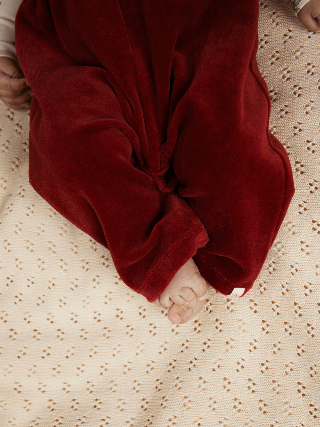 Lil' Atelier Baby SAGA SAG LOOSE OVERALL - Red Dahlia