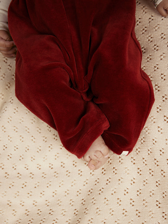 Lil' Atelier Baby SAGA SAG LOOSE OVERALL - Red Dahlia