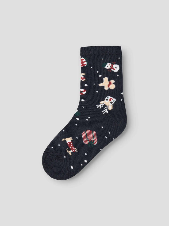 name it mini VISMAS 3-pk sokker