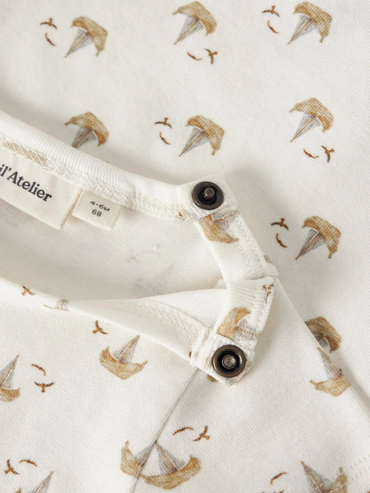 Lil Atelier Baby GAYO SOR SLIM body - Coconut Milk | Boat