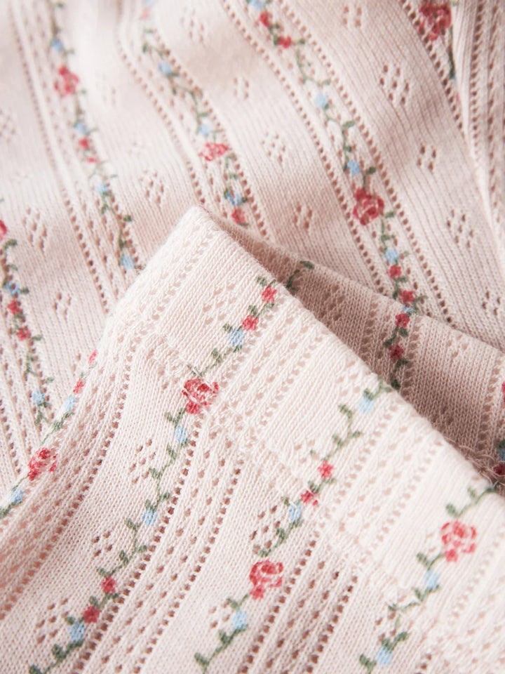 Lil Atelier Baby RACHELLO RIA SLIM leggings - Morganite Flower