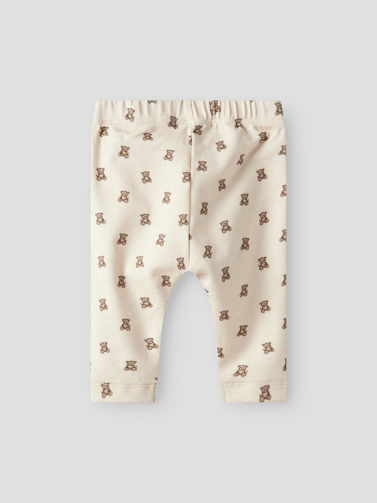 Lil' Atelier Baby GAYO ELI REG PANT NOOS - Turtledove | TEDDYBEAR - Torgunns Barneklær AS