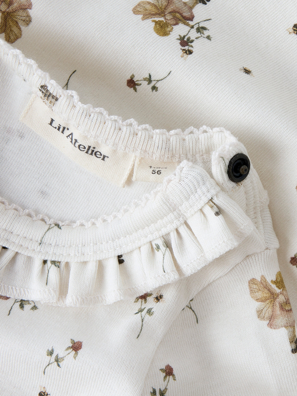 Lil' Atelier Baby LAYO SIN LS SLIM BODY - Coconut Milk | FAIRY - Torgunns Barneklær AS