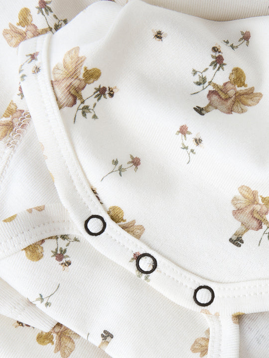 Lil' Atelier Baby LAYO ENK LS BODY DRESS - Coconut Milk | FAIRY - Torgunns Barneklær AS