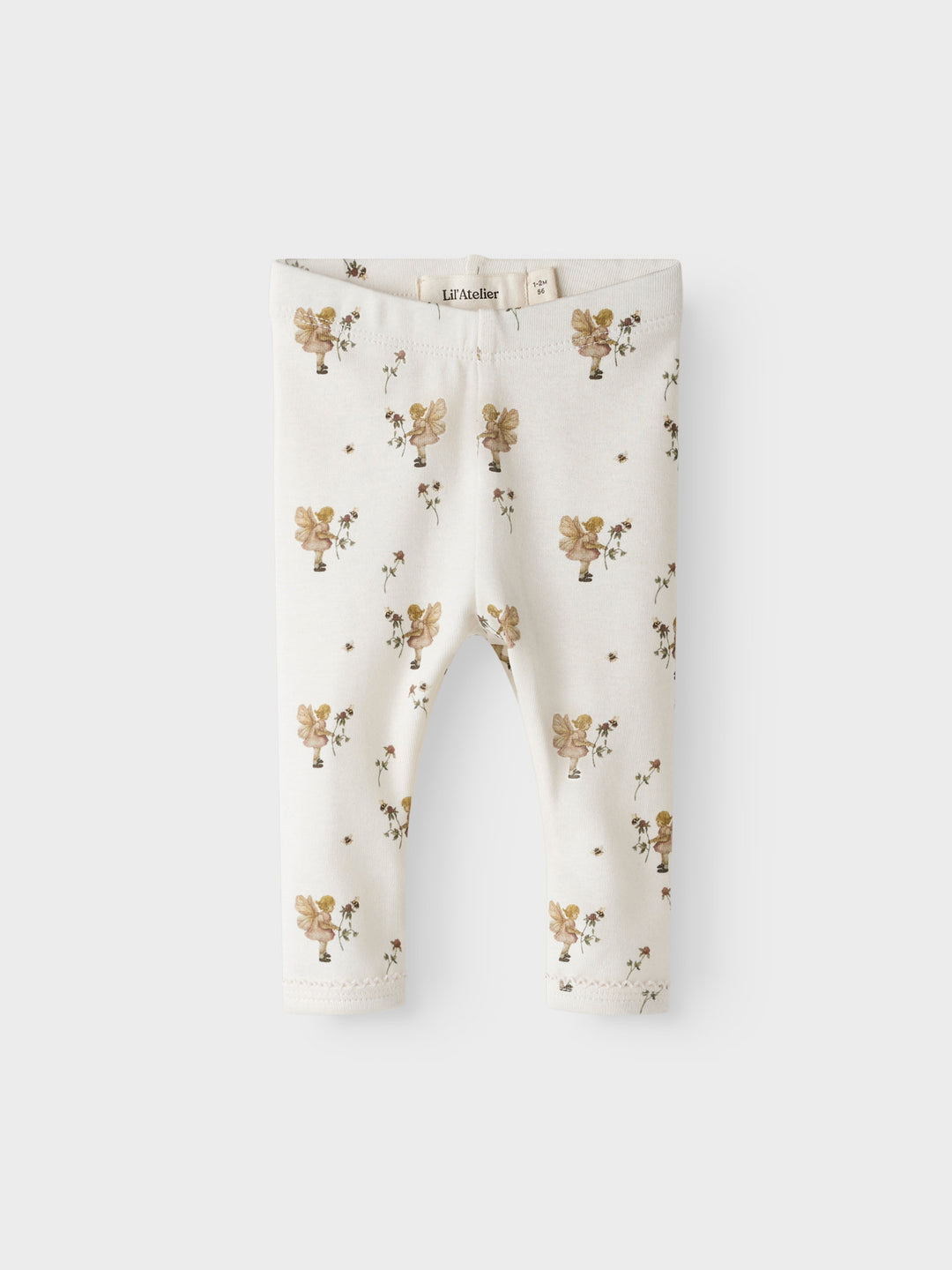 Lil' Atelier Baby LAYO SIN SLIM LEGGINGS - Coconut Milk | FAIRY - Torgunns Barneklær AS