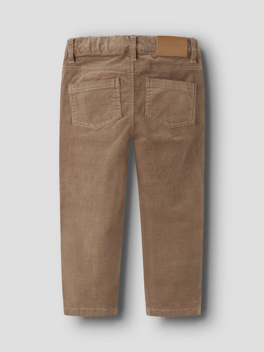 Lil' Atelier Mini RYANSOMBA CORD PANT - Sepia Tint