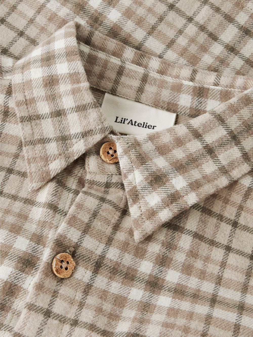 Lil' Atelier Mini REBEL LS SHIRT - Sepia Tint