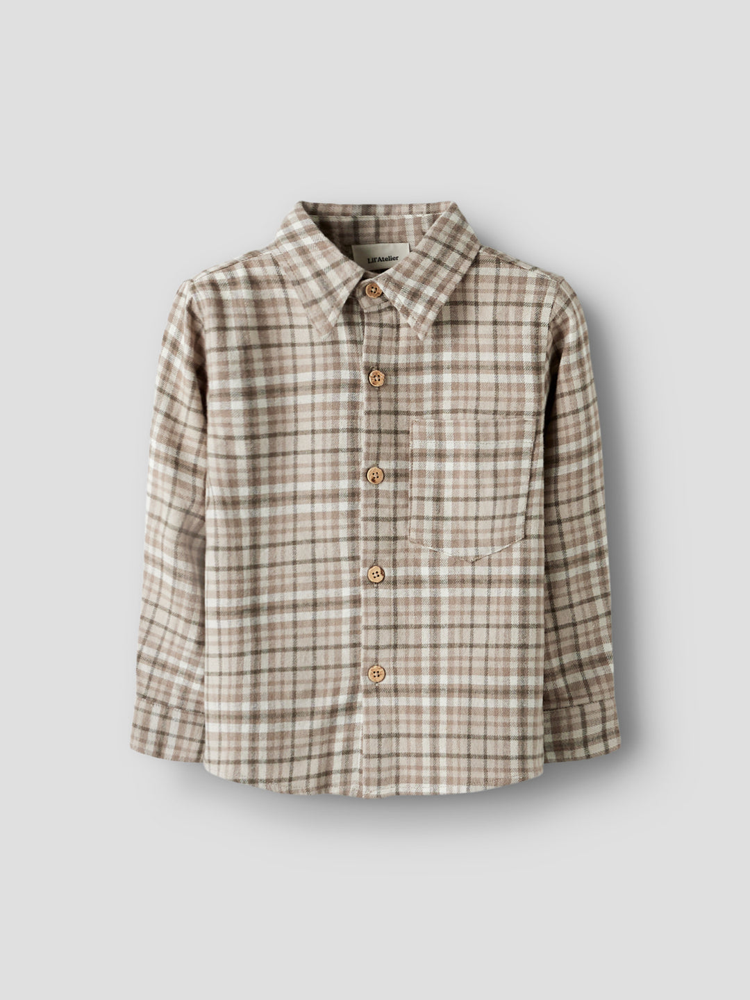 Lil' Atelier Mini REBEL LS SHIRT - Sepia Tint
