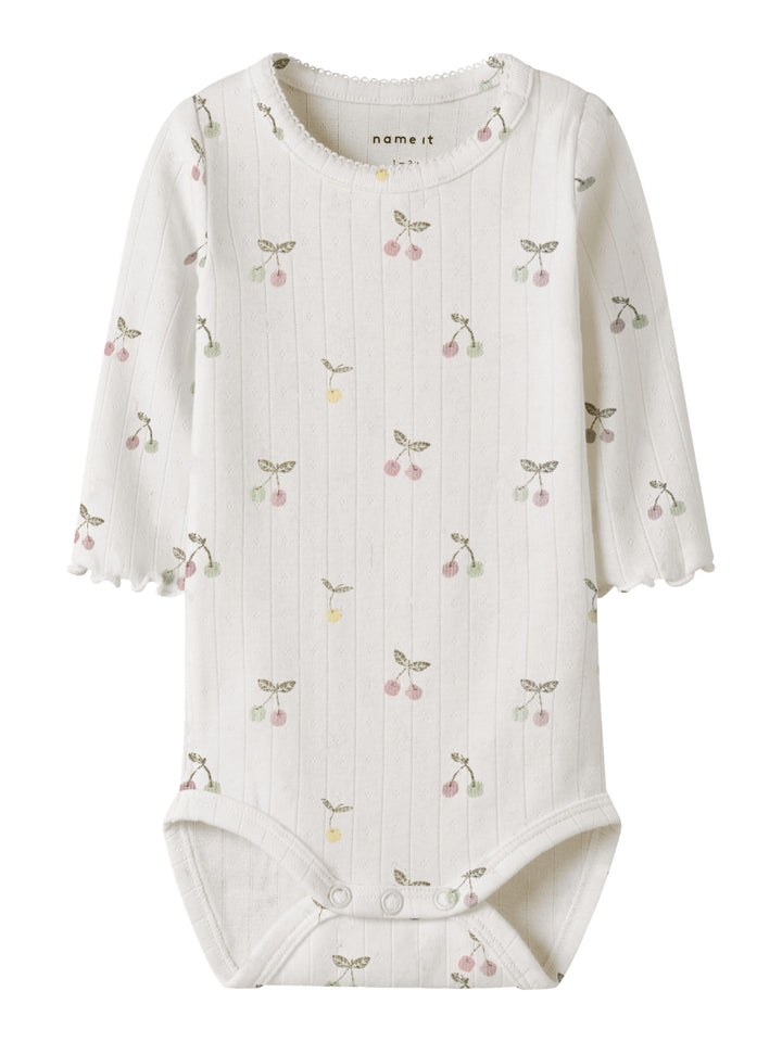 name it baby FICHERRY LS BODY - Cloud Dancer