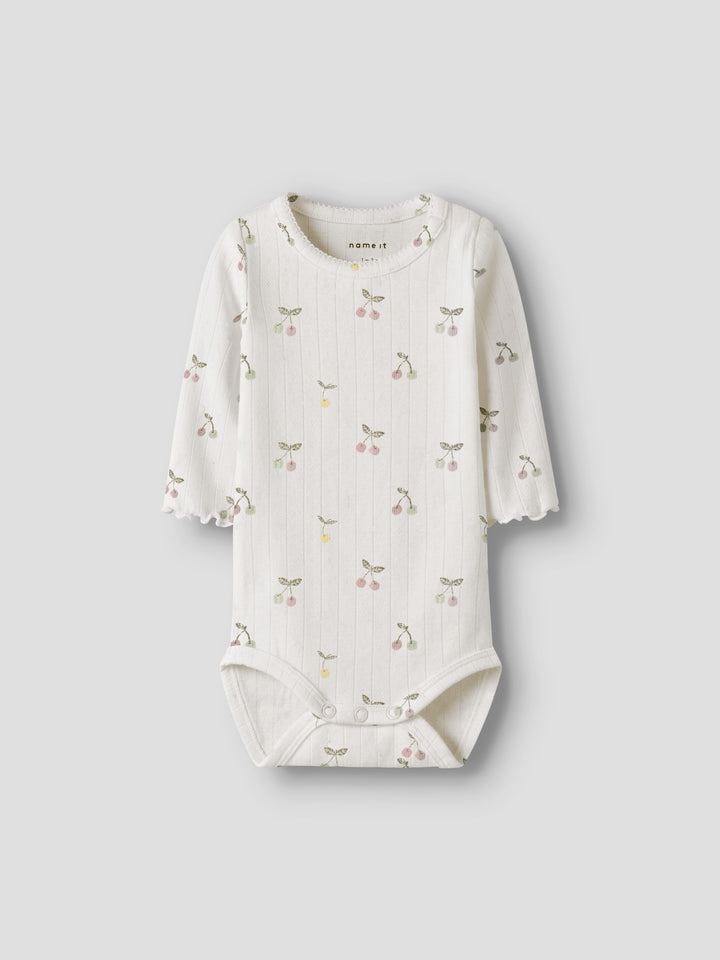 name it baby FICHERRY LS BODY - Cloud Dancer
