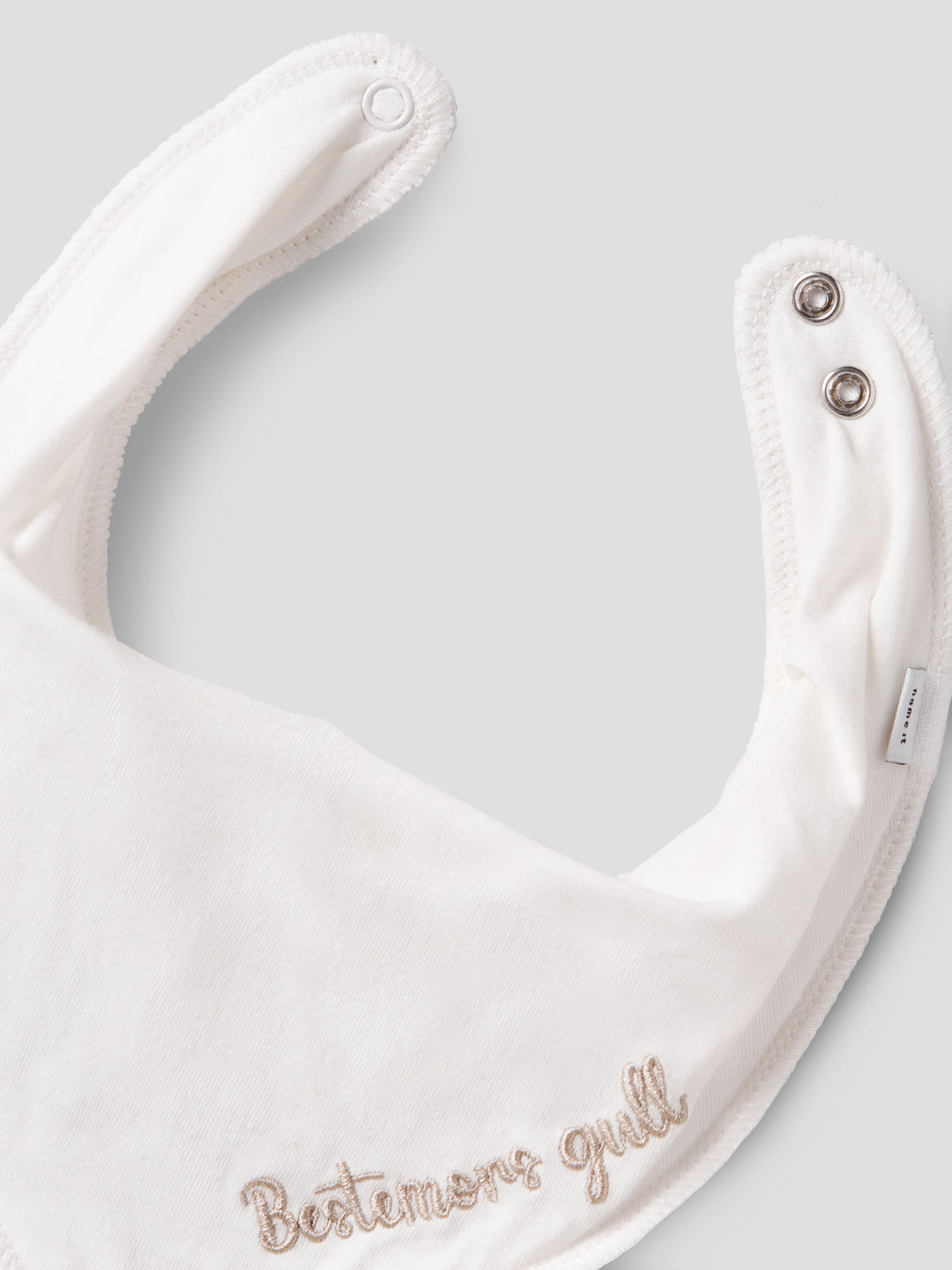 name it baby YATTE SCARF BIB - Snow White | Bestemors gull - Torgunns Barneklær AS
