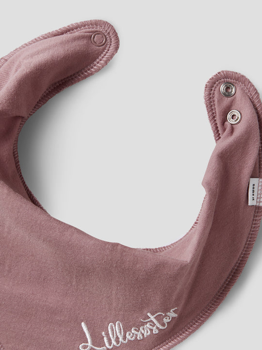 name it baby YATTE SCARF BIB - Woodrose | Lillesøster - Torgunns Barneklær AS