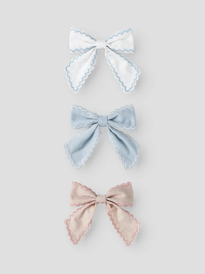 Lil Atelier Mini - JARPER 3P hårspenne - Coconut Milk