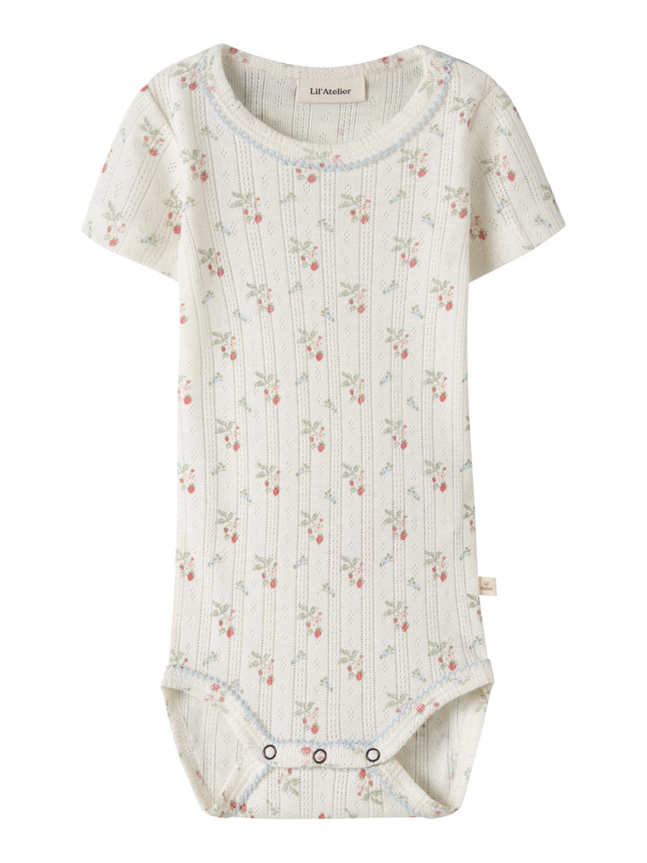 Lil Atelier Baby RACHELLO DUNA SLIM body - Coconut Milk | Strawberry