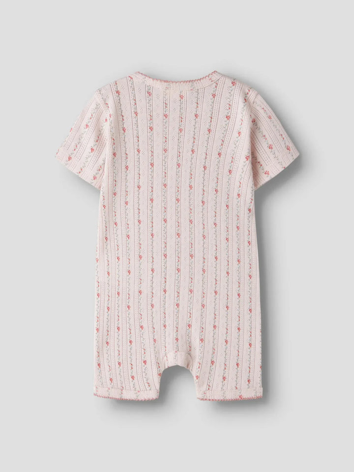Lil Atelier Baby RACHELLO DEB LOOSE romper - Morganite Flower
