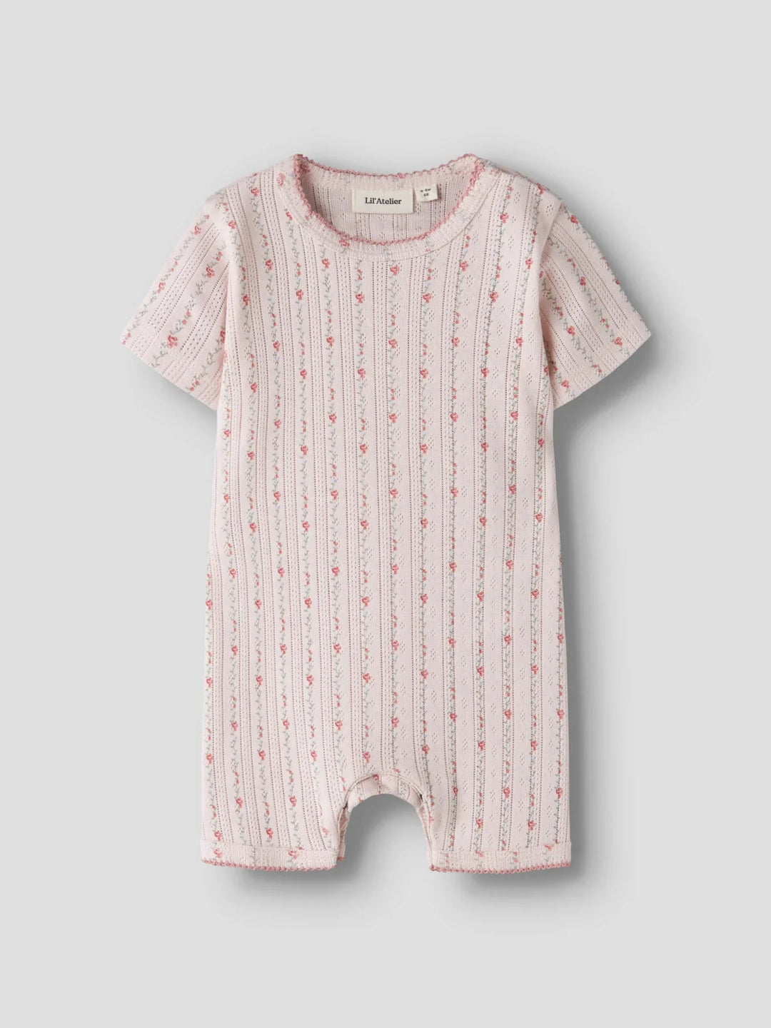Lil Atelier Baby RACHELLO DEB LOOSE romper - Morganite Flower