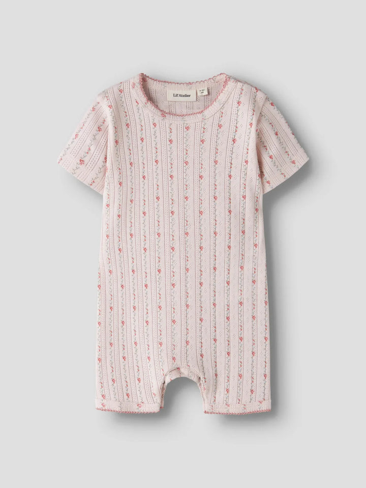 Lil Atelier Baby RACHELLO DEB LOOSE romper - Morganite Flower