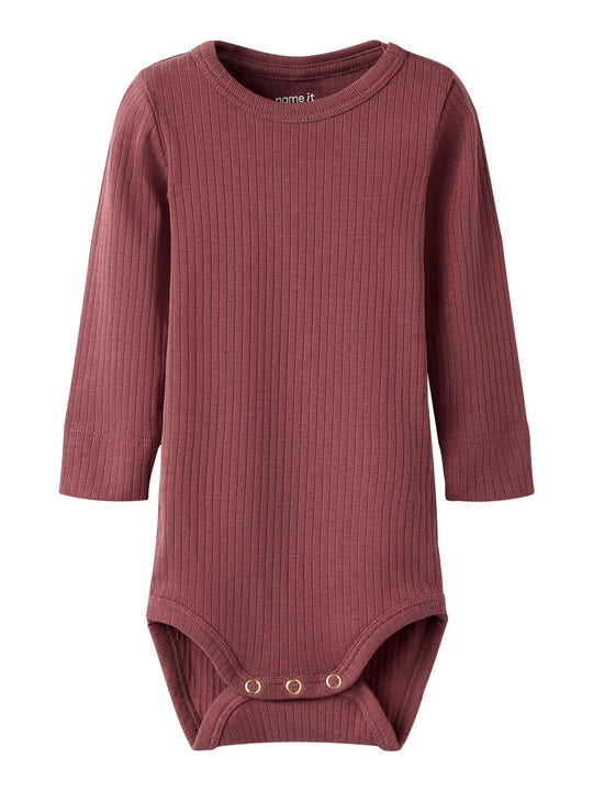name it baby OFULLA LS SLIM BODY - Rose Brown