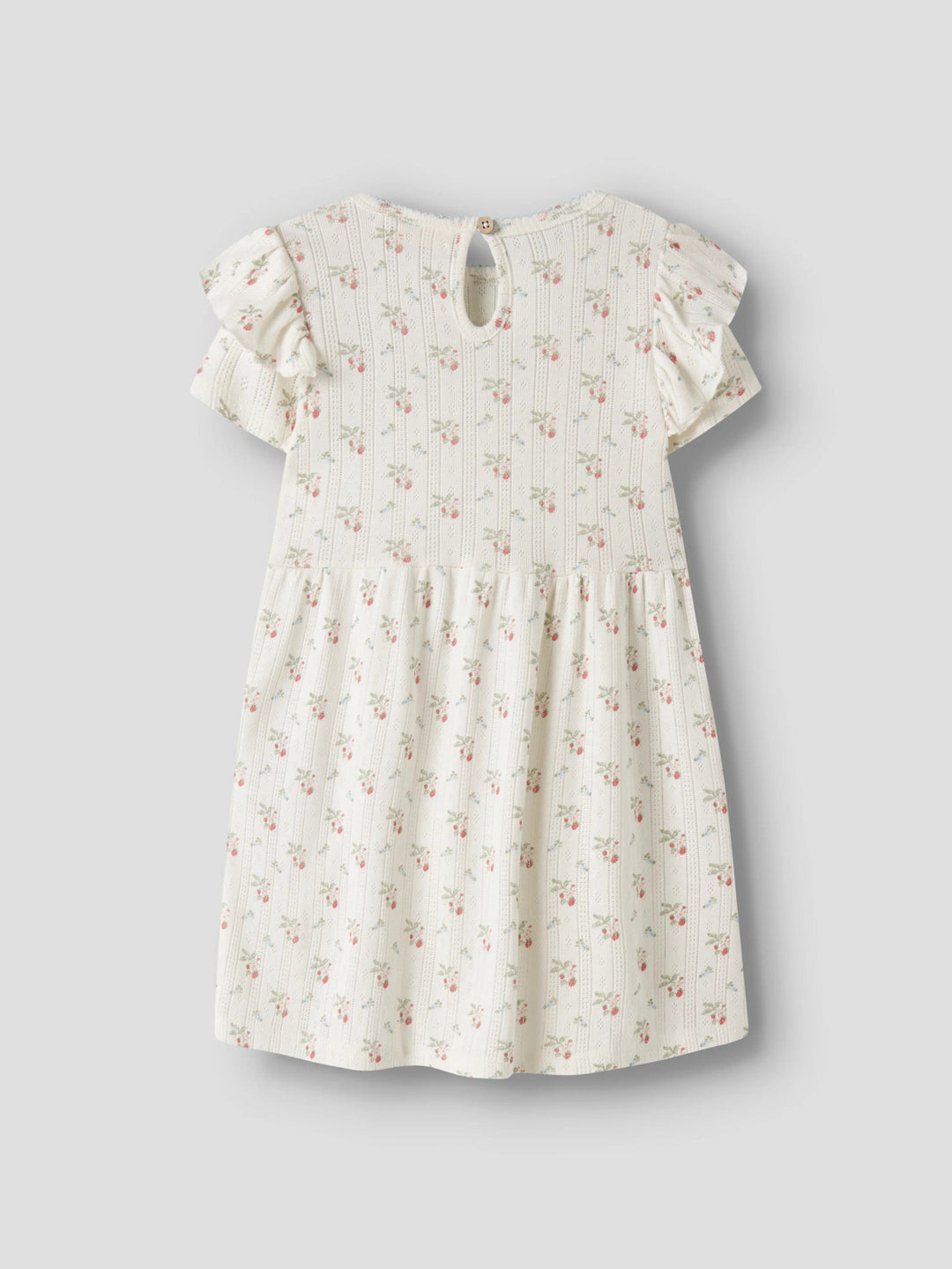 Lil Atelier Mini RACHELLO DUNA kjole - Coconut Milk | Strawberry