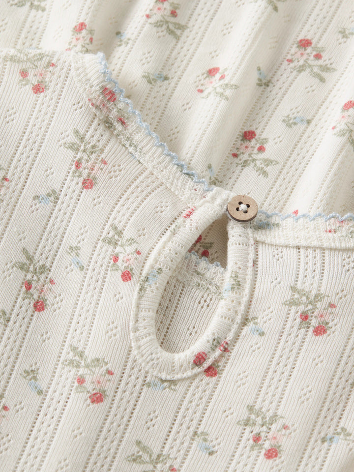 Lil Atelier Mini RACHELLO DUNA kjole - Coconut Milk | Strawberry
