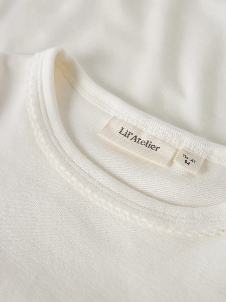 Lil Atelier Mini GAYO KOJ SLIM topp - Coconut Milk