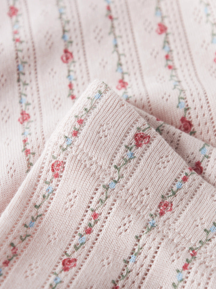 Lil Atelier Mini RACHELLO DUNA SLIM BIKER shorts - Morganite | Flower