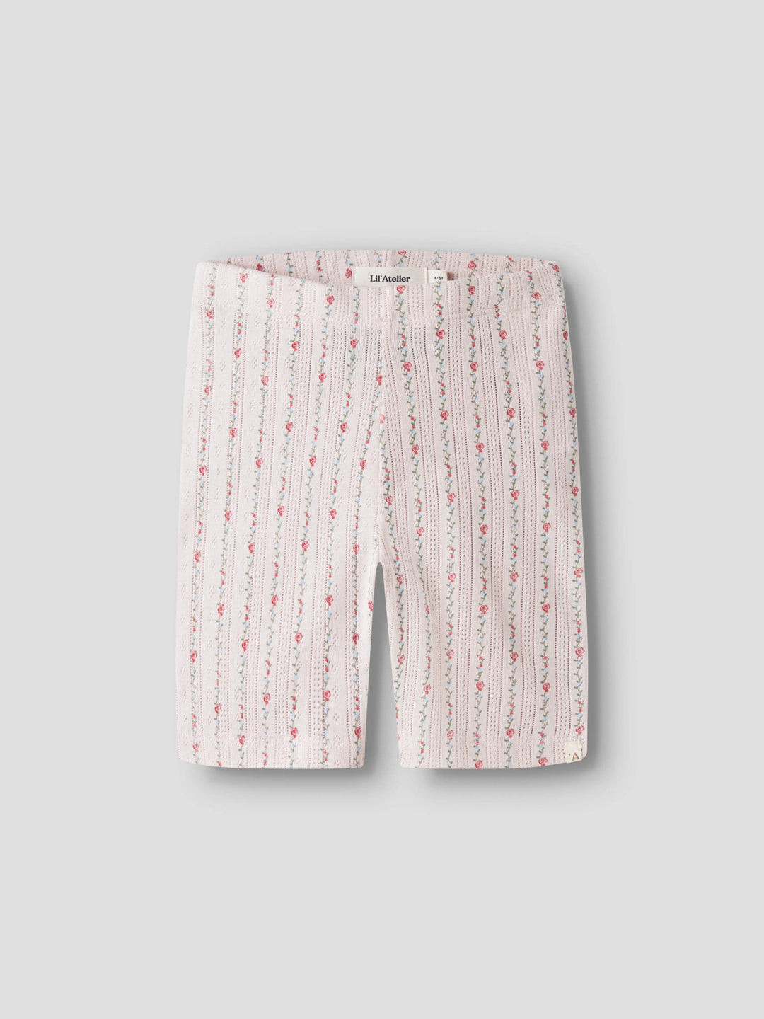 Lil Atelier Mini RACHELLO DUNA SLIM BIKER shorts - Morganite | Flower