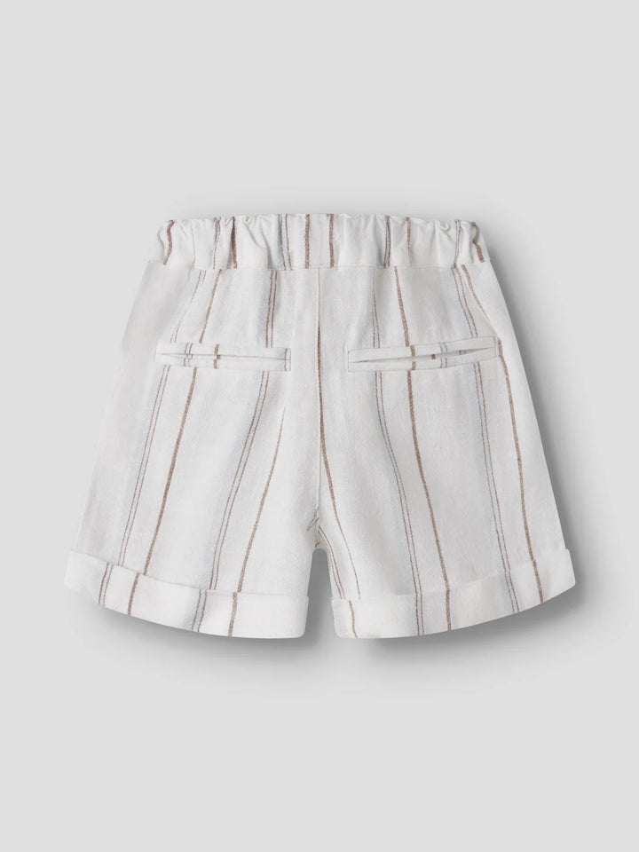 Lil Atelier Mini JERAN LOOSE shorts - Coconut Milk