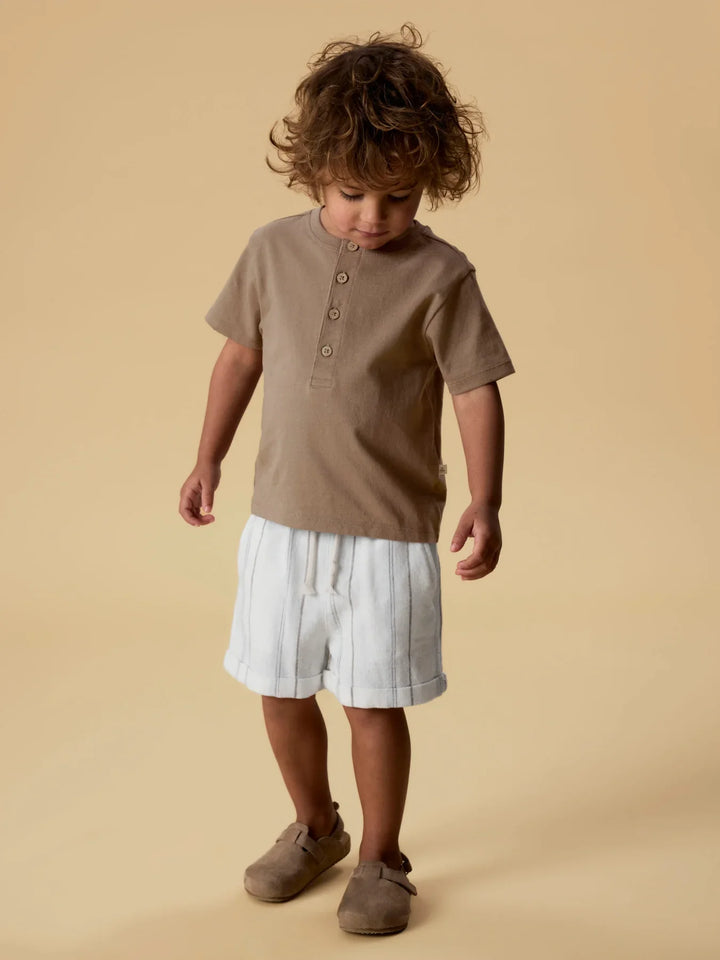 Lil Atelier Mini JERAN LOOSE shorts - Coconut Milk