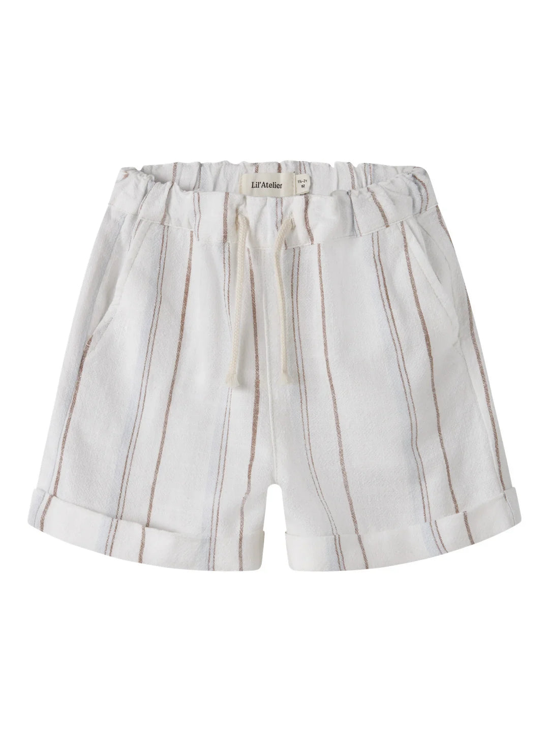 Lil Atelier Mini JERAN LOOSE shorts - Coconut Milk