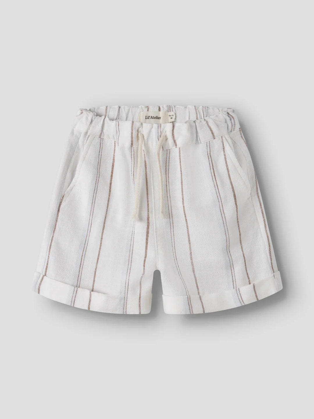 Lil Atelier Mini JERAN LOOSE shorts - Coconut Milk