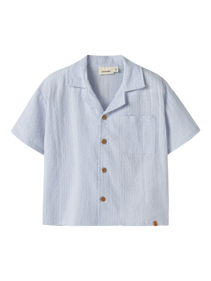 Lil Atelier Mini HOMAN MAK LOOSE skjorte - Plein Air