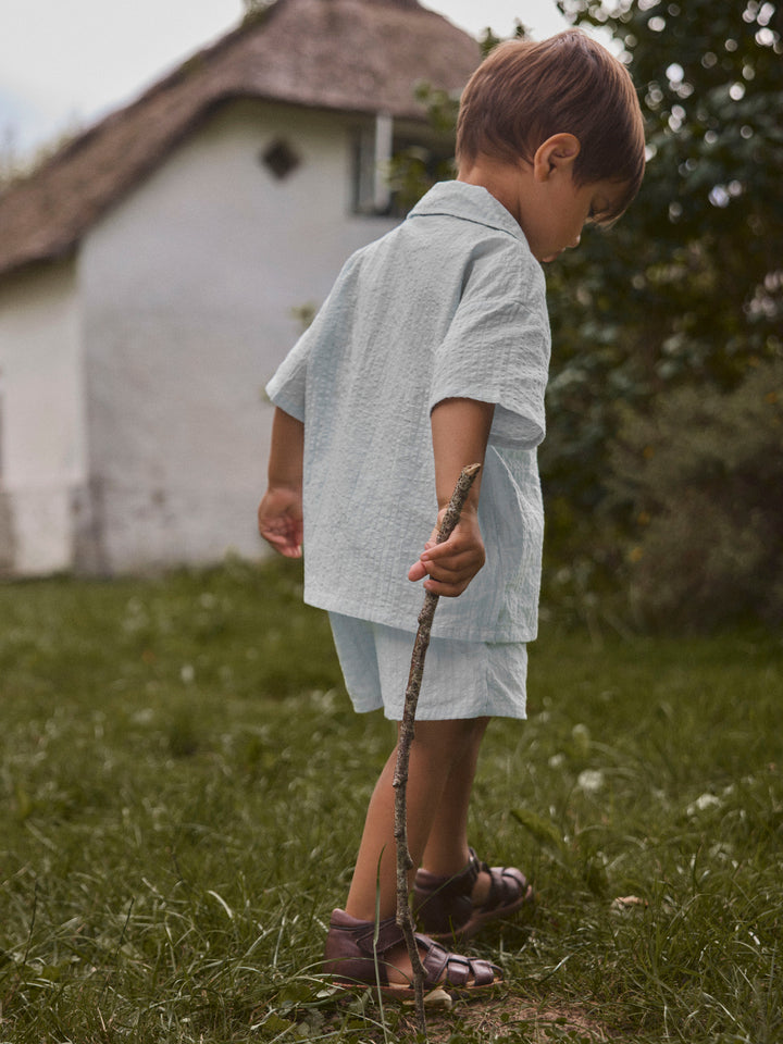 Lil Atelier Mini HOMAN MAK LOOSE shorts - Plein Air