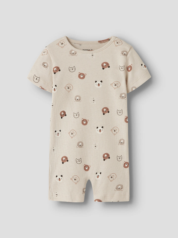 name it baby JOPPI romper - Almond Milk