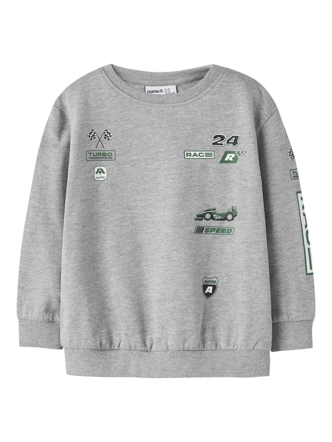 name it mini NILIUS LS SWEAT - Grey Melange